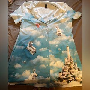 SOUTHERN AIR TEMPLE SHORT SLEEVE SHIRT DRESS